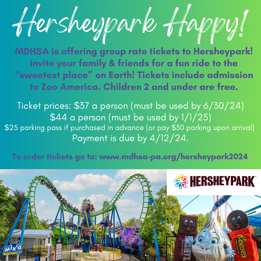 Hersheypark 2024 Group Tickets MDHSA Member Portal